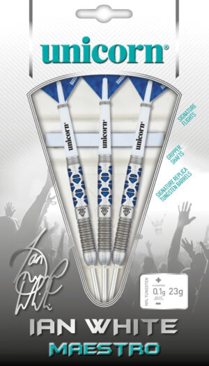 Unicorn Maestro Ian White Phase 2 Steel Tip Dart - 90% Tungsten -25g