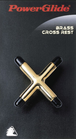 PowerGlide Brass Cross Rest
