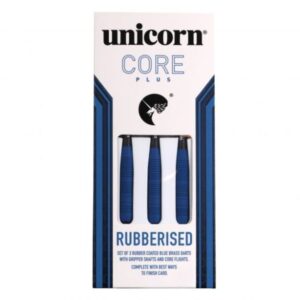 Unicorn Core Plus Rubberised Dart - Blue